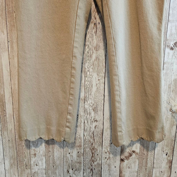 Women's Raffaella Khaki Capri Pants Size 6P - Picture 3 of 9